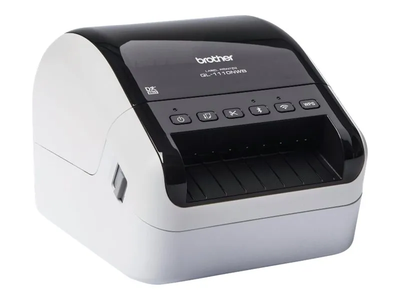 Brother QL-1110NWB - Etiketprinter - direkte termisk - Rulle (10,36 cm) - 300 x 300 dpi - op til 110 mm/sek. - USB 2.0, Bluetooth 2.1 EDR - skærer