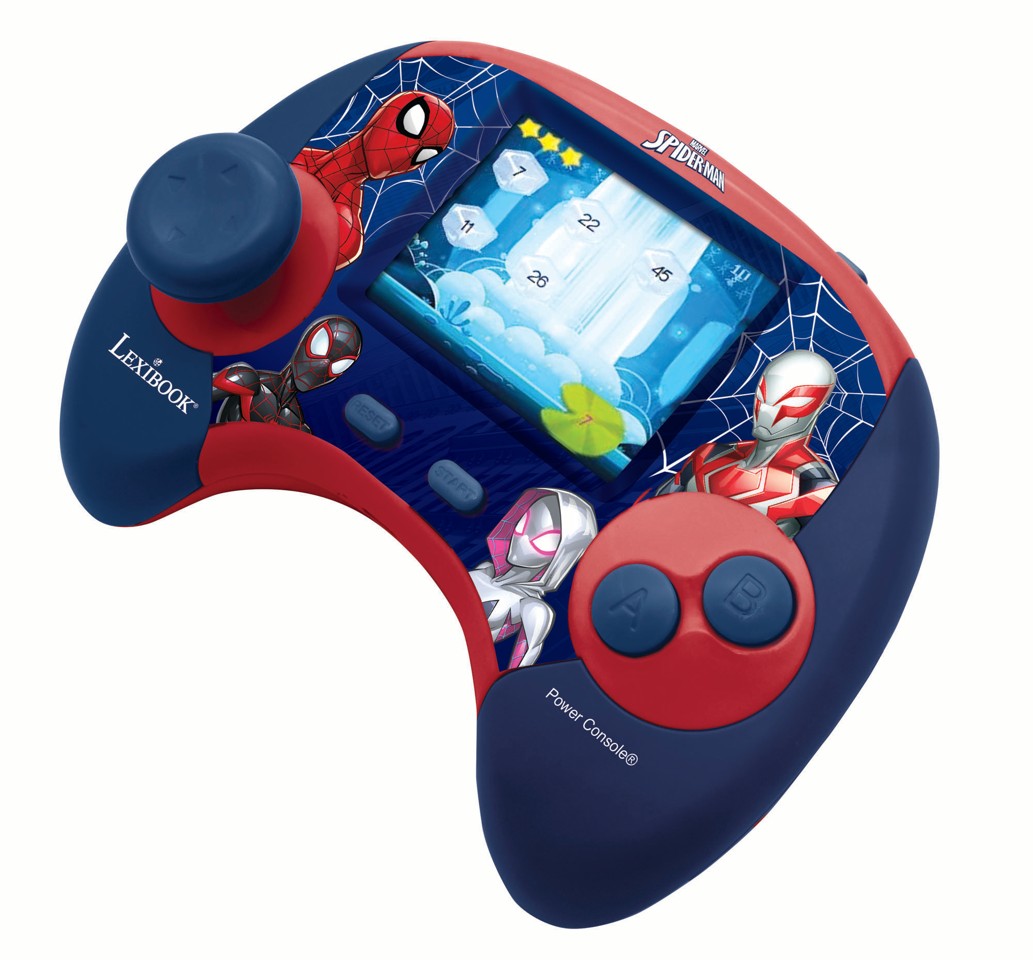 Lexibook - Spider-Man Educational tosproget konsol med LCD-skærm (EN/FR)