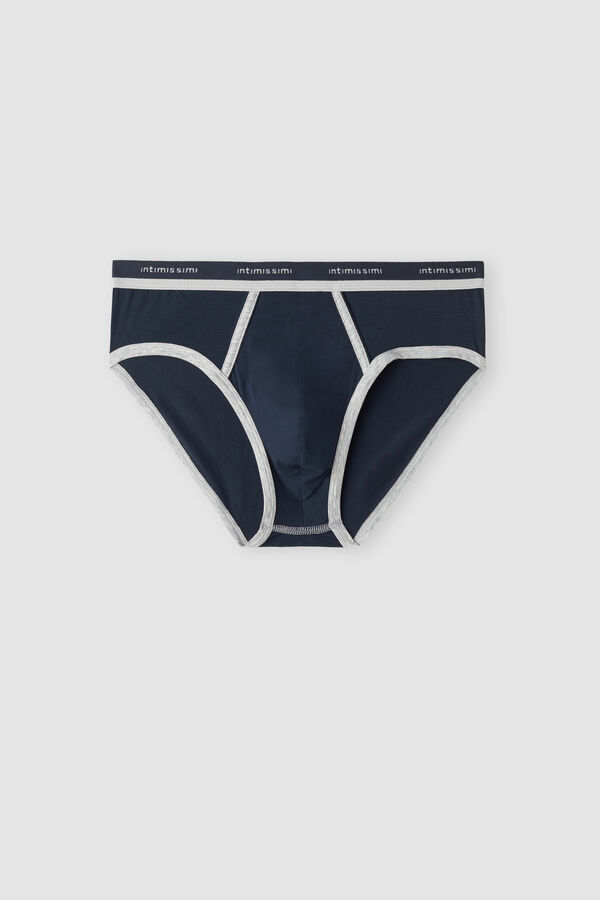 Cueca Supima® Natural Fresh Cotton com logotipo