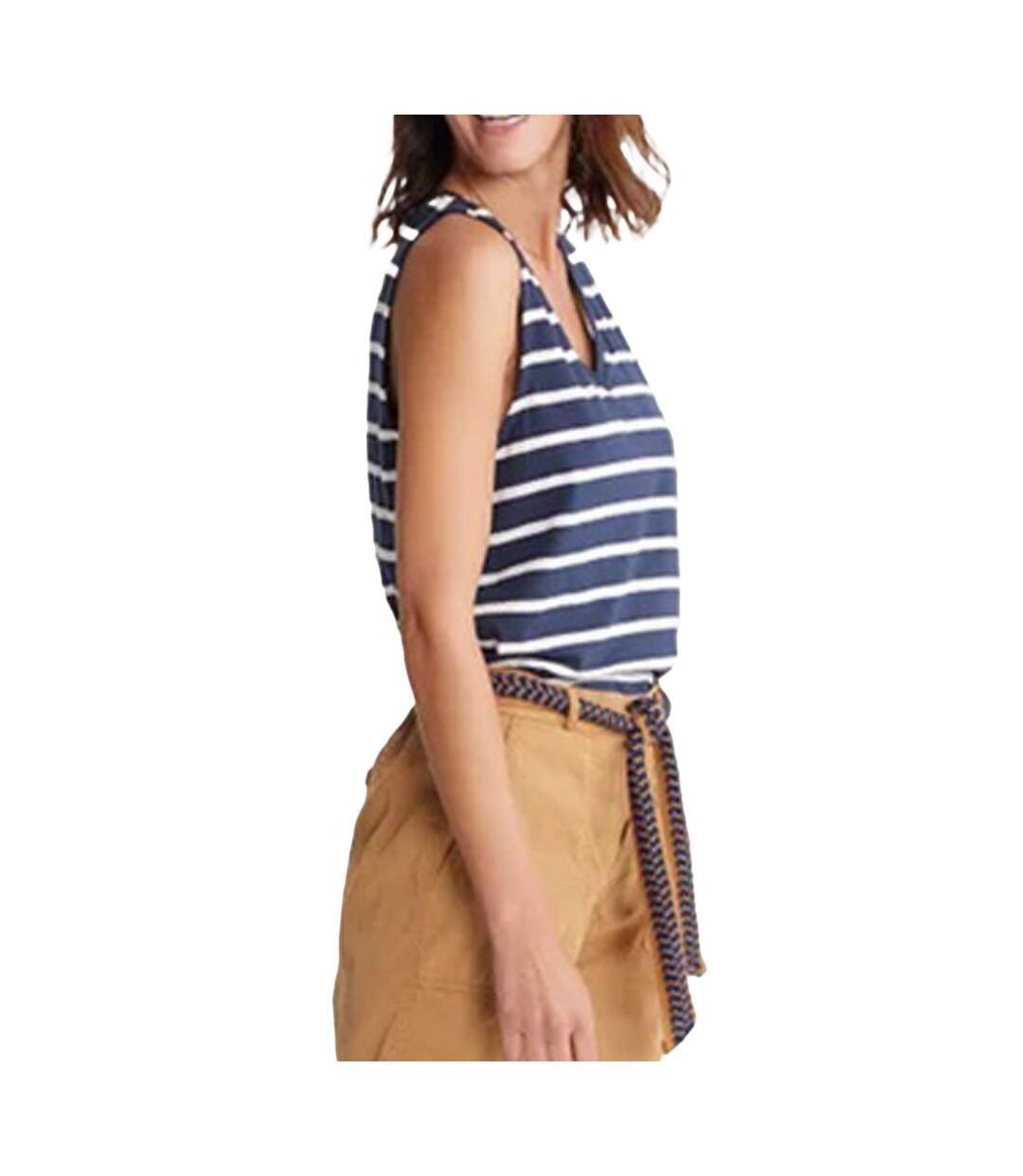 Débardeur Marine Femme TBS Neriade