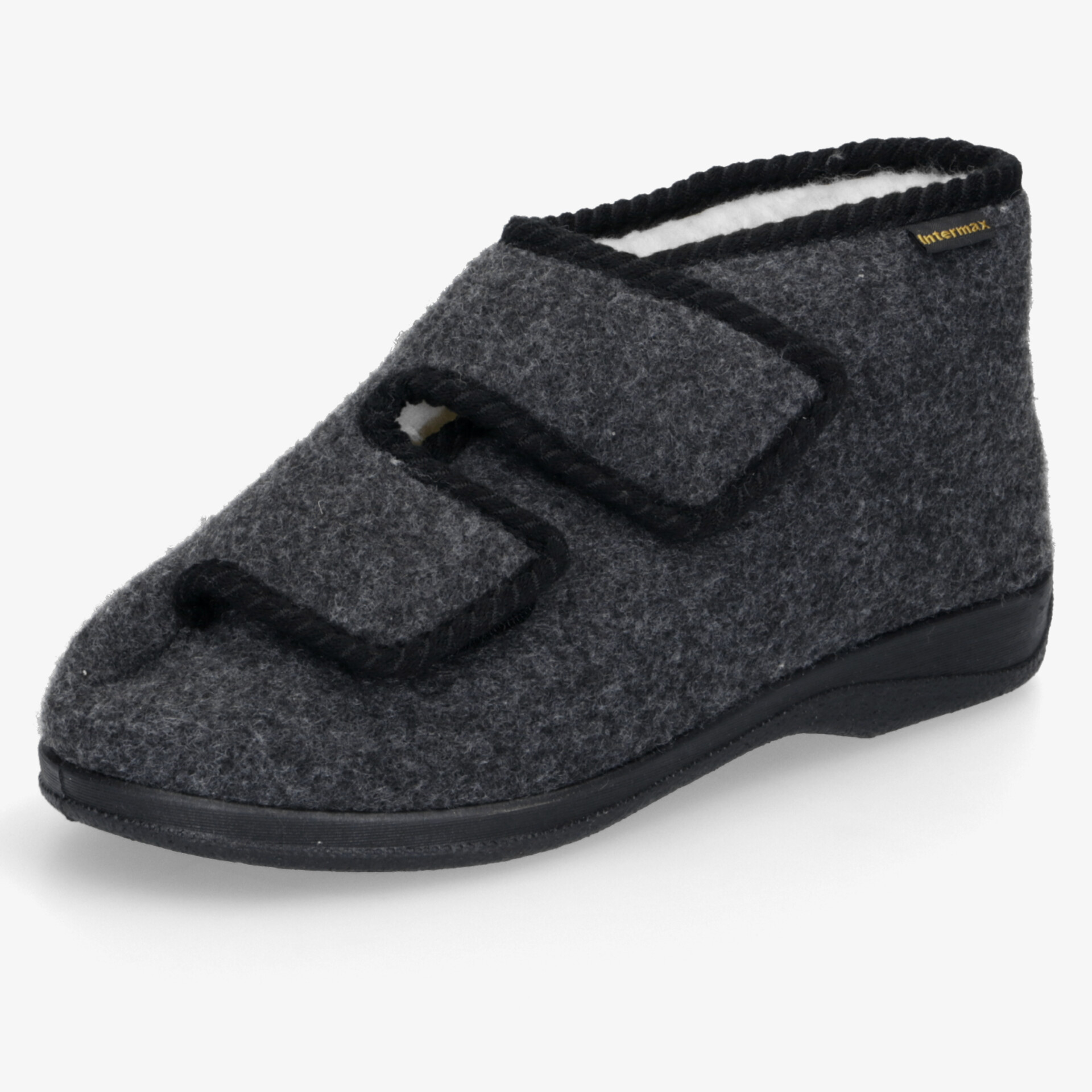 INTERMAX Herren Hausschuhe grau