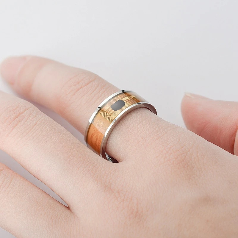 NFC Smart Ring Multifunktion für Android Smartphones (20mm Durchmesser) - Silber