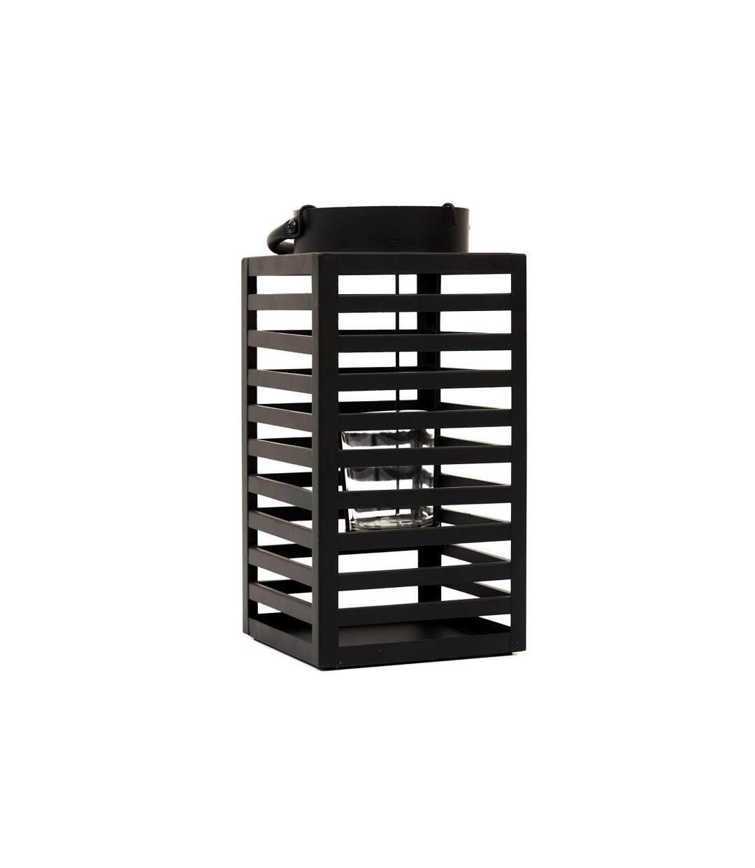 Paris Prix - Lanterne Design En Métal girona 24cm Noir