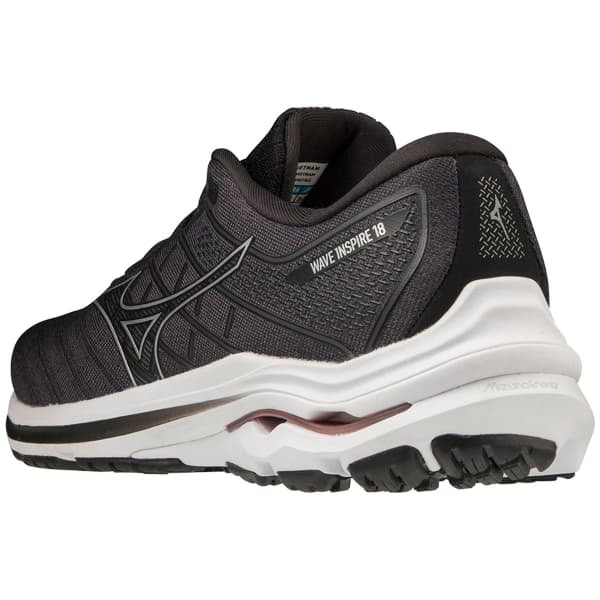 Chaussure running MIZUNO WAVE INSPIRE 18 W BLACK/SILVER/EBONY
