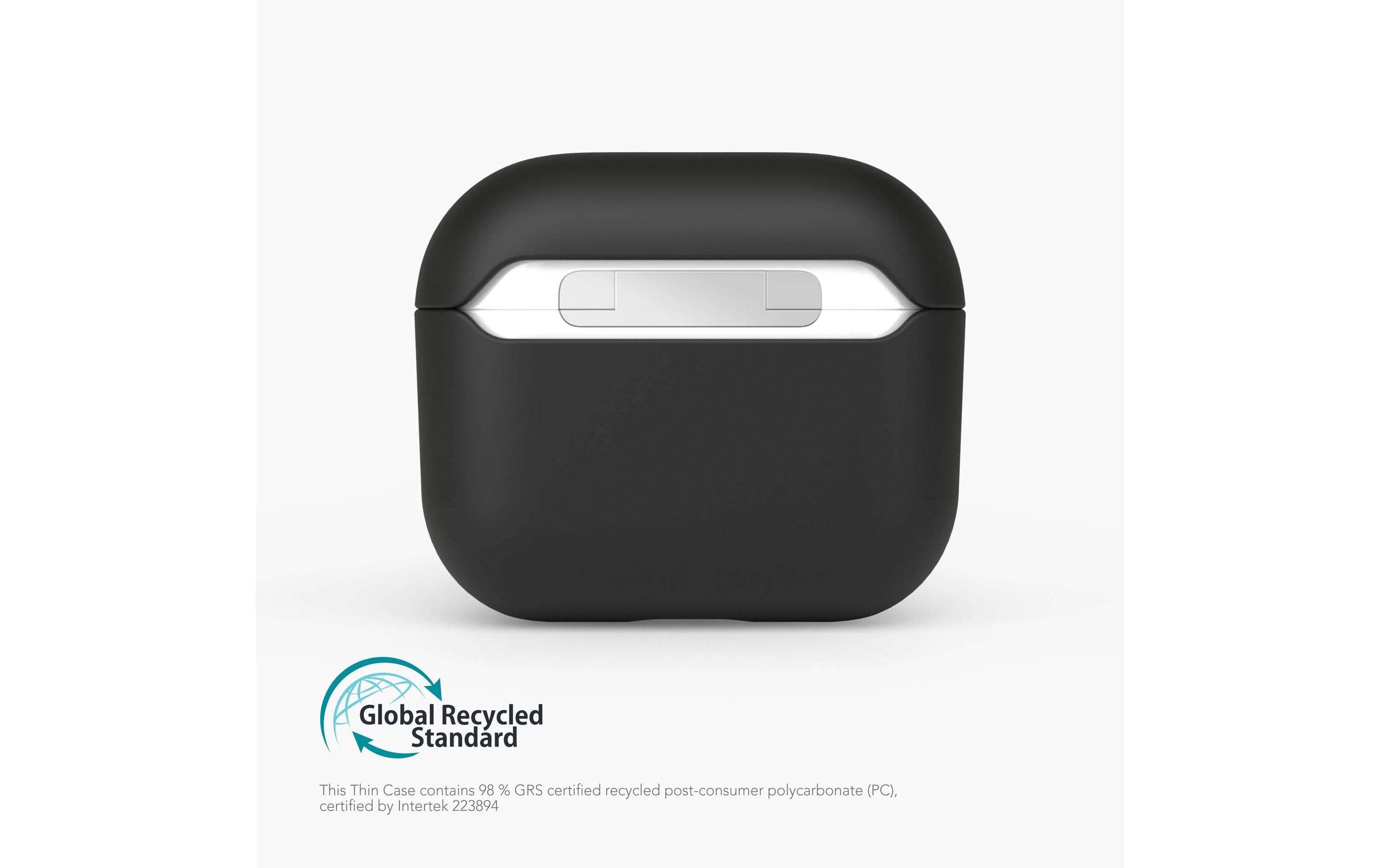 Transportcase Thin AirPods 4 SchwarzSchlanke und schützende Hülle für AirPods 4th Generation