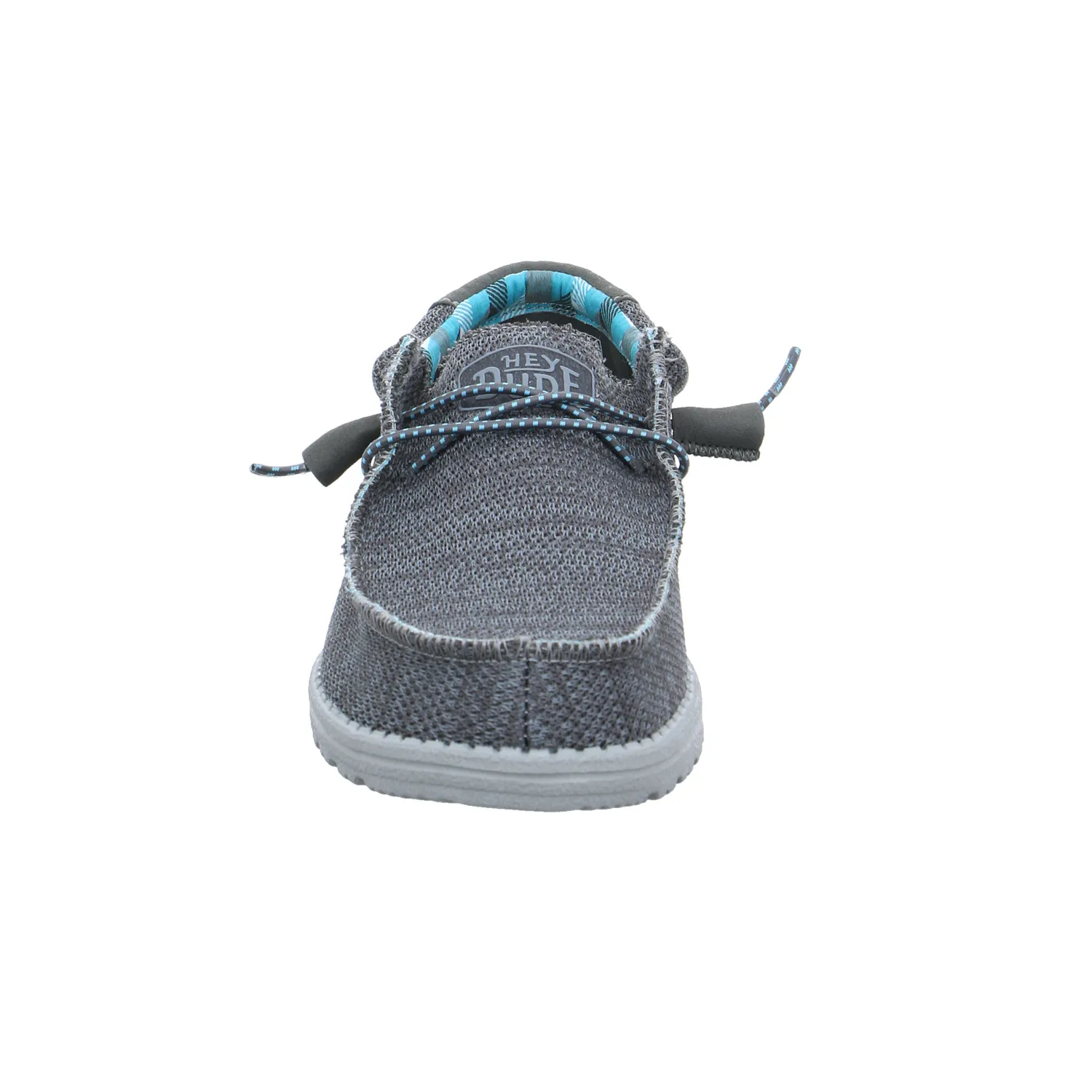 HEY DUDE Halbschuh Grau Textil
