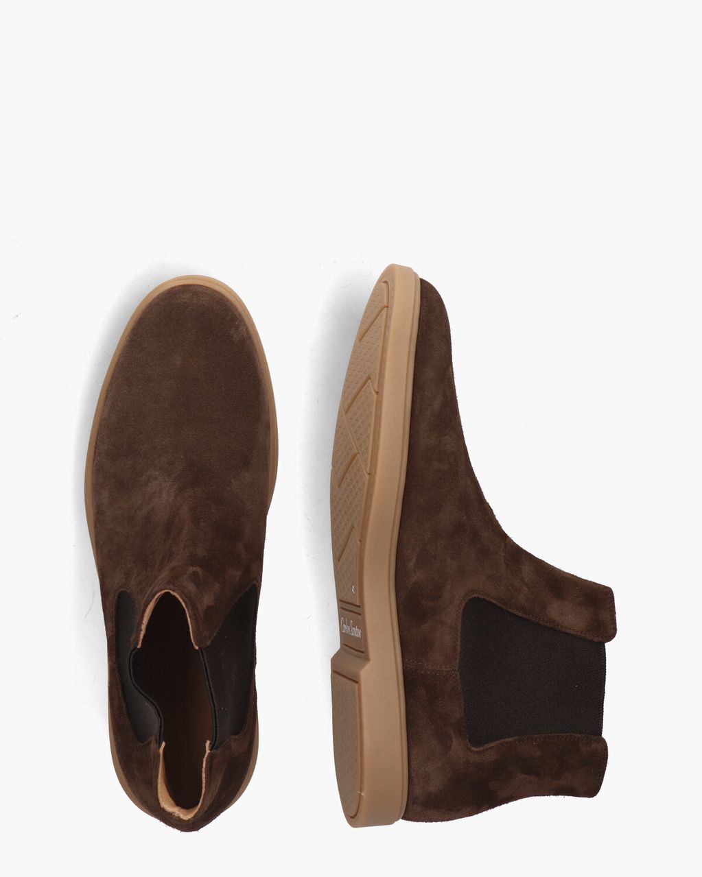 Carlos Santos 1669 Donkerbruin Heren Chelseaboots