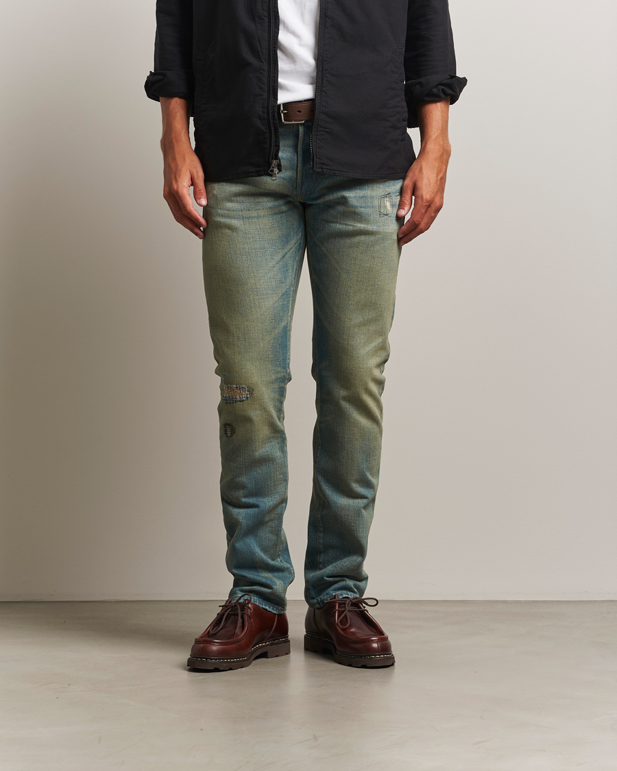 RRL Slim Fit 5-Pocket Denim Ridgway Wash