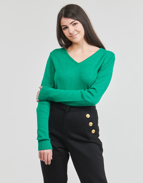 Vila - VIRIL V NECK - Vert