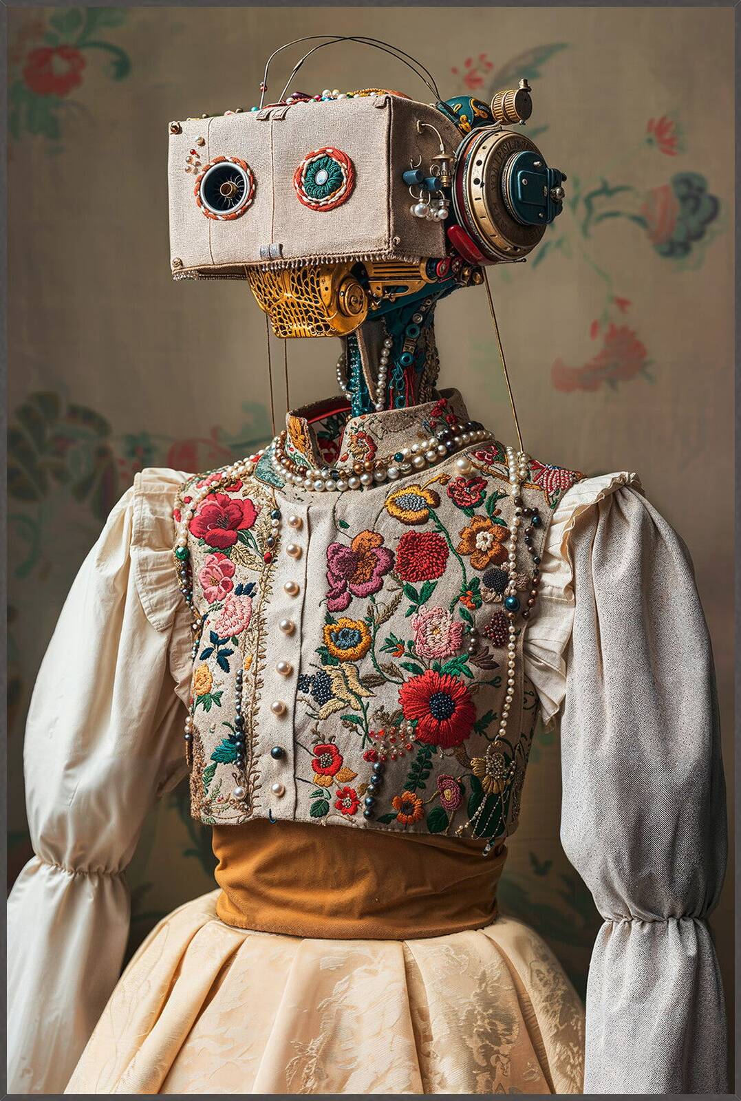 Folkloric robots 5. by David Szauder - Limited Edition. Edition of: 150. Signed.