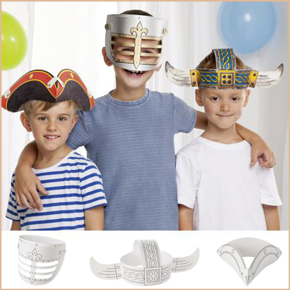 Kit de déguisement pour enfant en carton - chapeaux