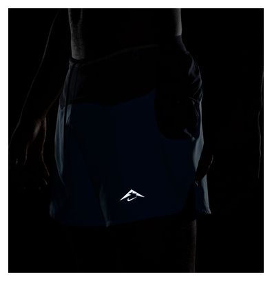 Short Nike Trail Second Sunrise 5in Bleu Homme