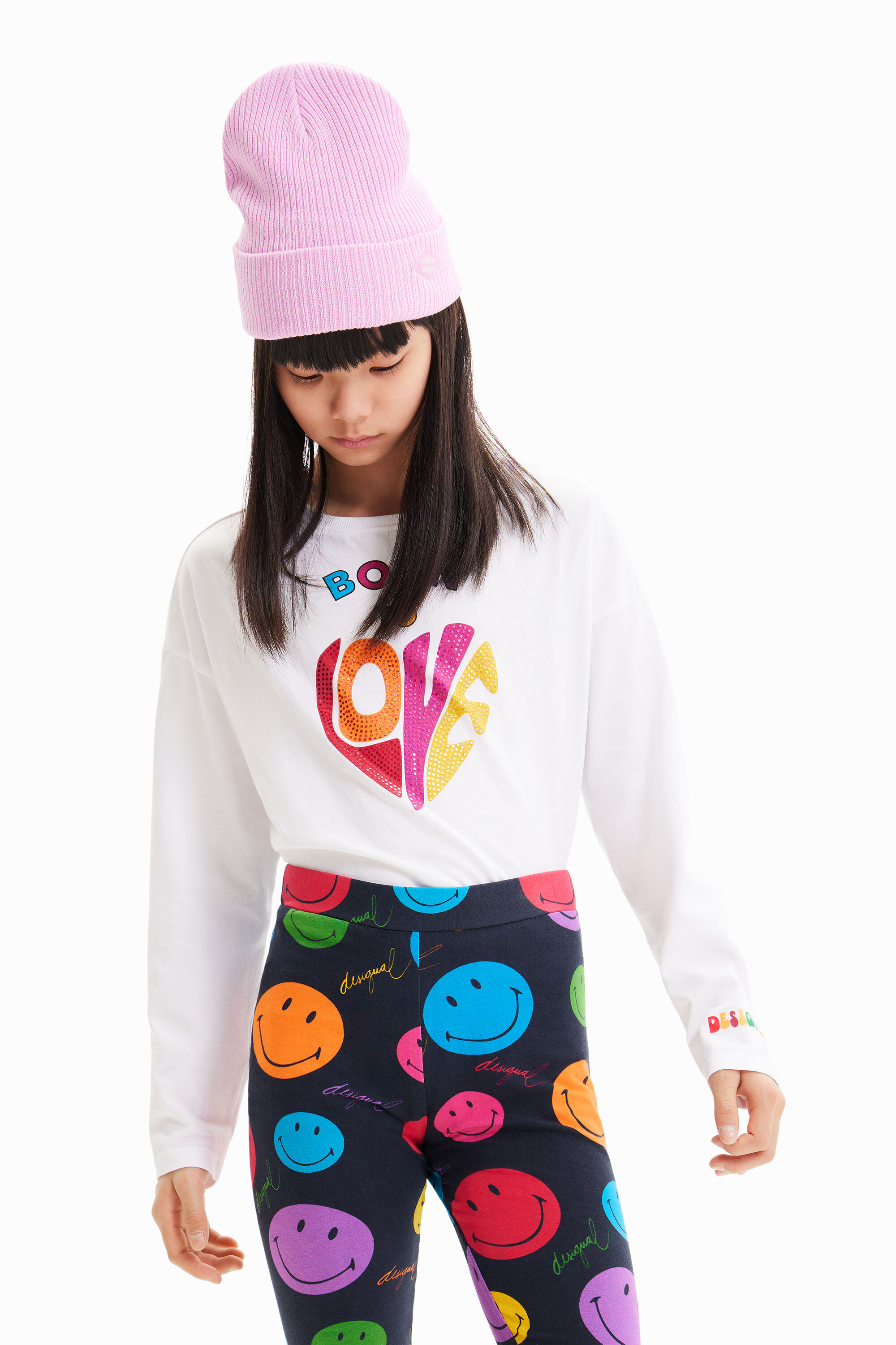Camiseta cropped Love