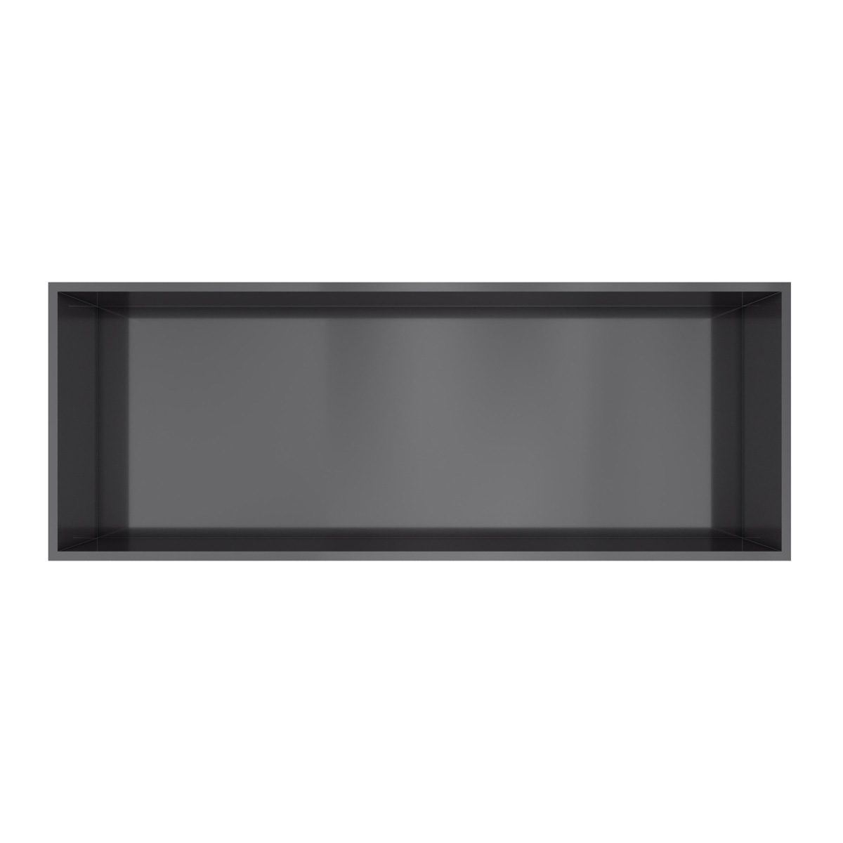 Hotbath &More inbouwnis 30x80x10cm geborsteld zwart PVD