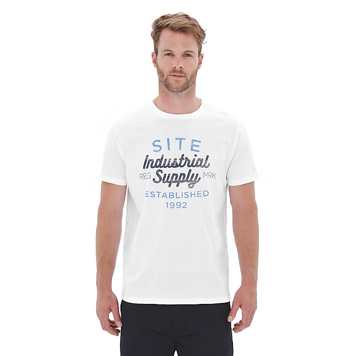 T-shirt imprimé blanc Site Lavaka taille XL