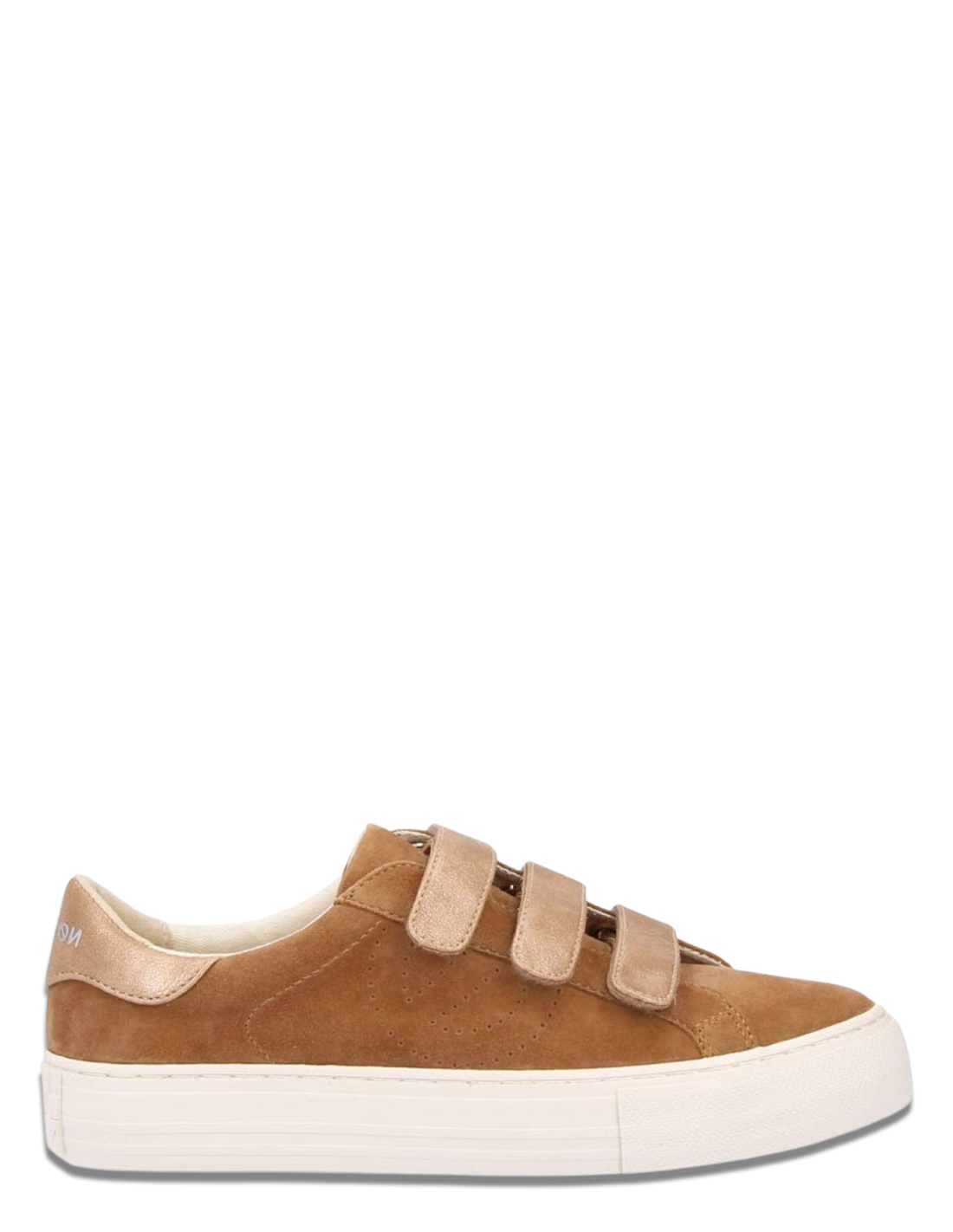 no name Baskets de ville arcade straps perfos camel