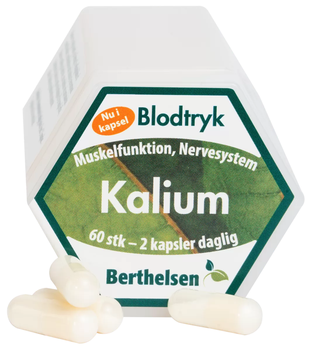 Berthelsen Kalium 300 mg - 60 kaps.