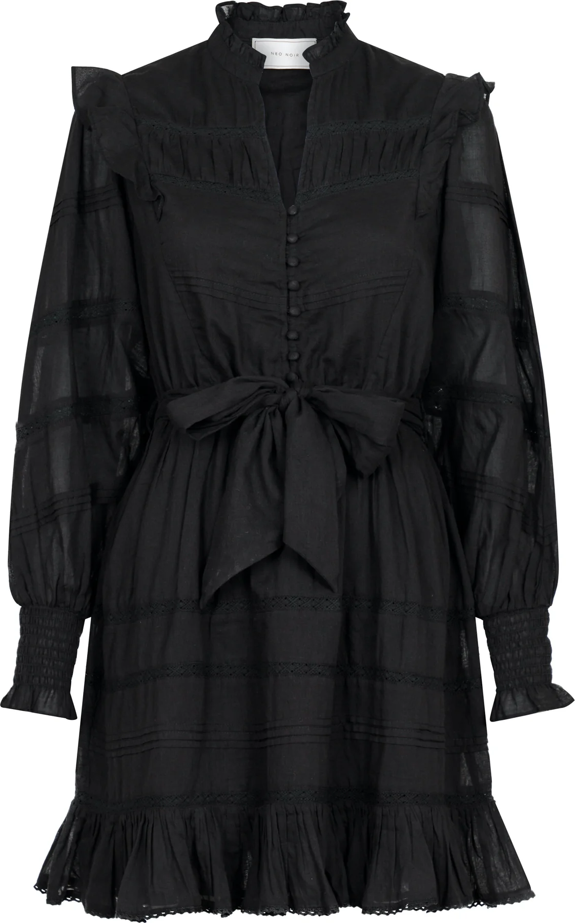 Neo Noir Salli S Voile Dress black