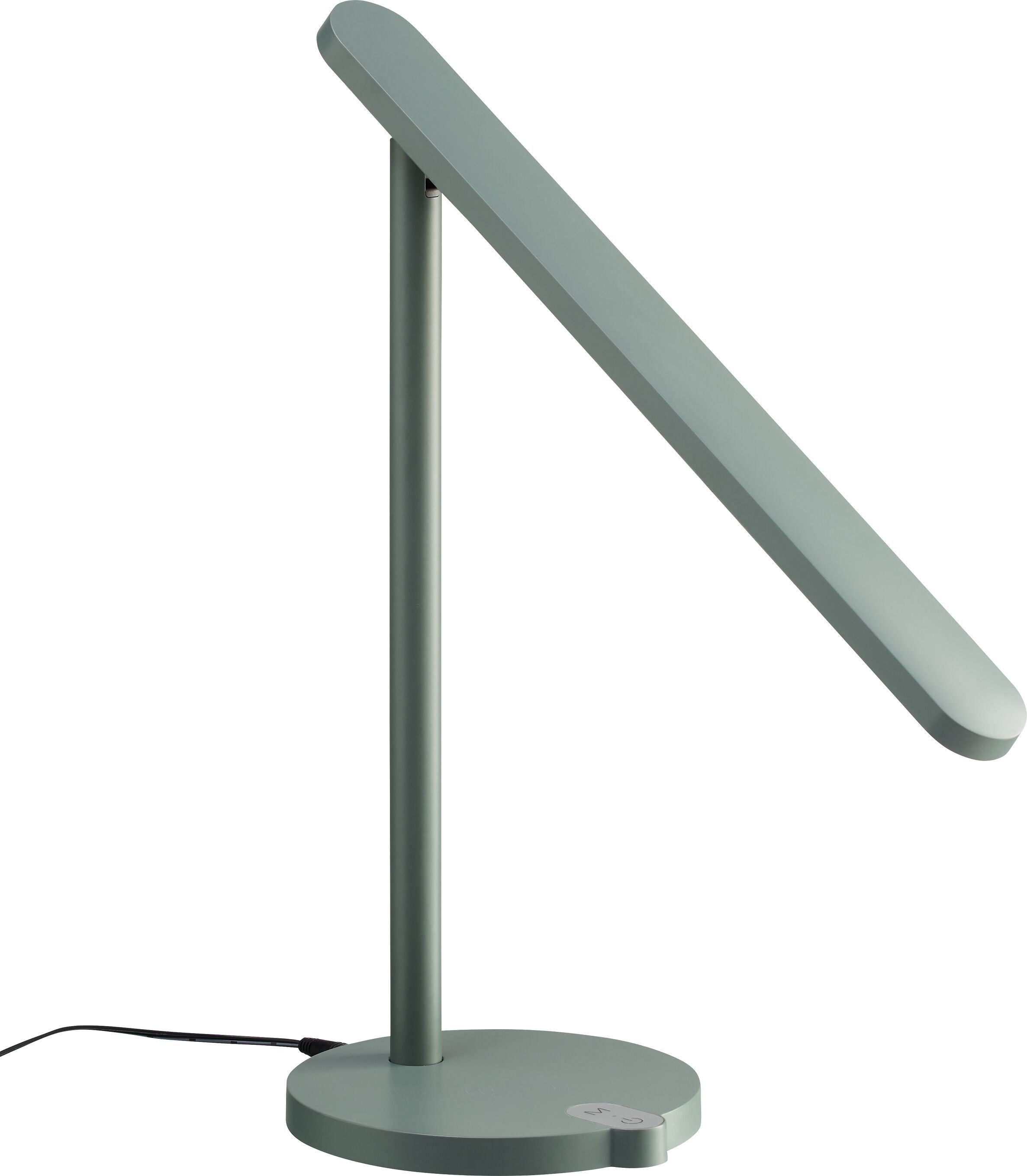 MIOLA Bürotischleuchte - Grün / B: 38.0 cm x H: 50.0 cm x D: 16.0 cm