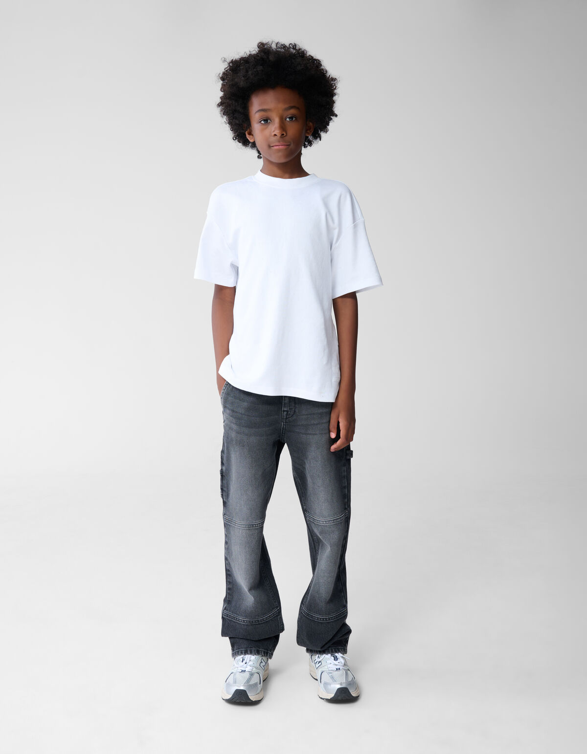 Carpenter Baggy Fit Jeans Donkergrijs
