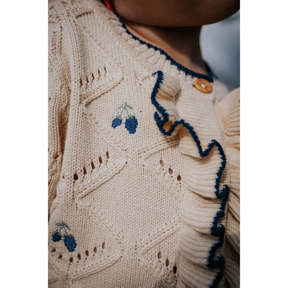 Køb Fliink Sandshell Mela Ruffle Cardigan