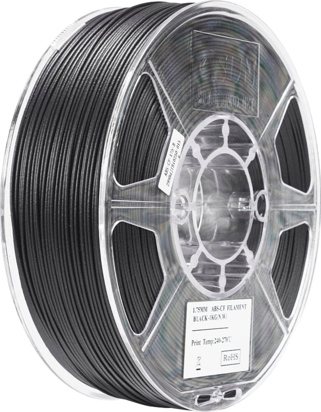 eSUN  ABS-CF Black, 1,75 mm / 1000 g    ABS mit Kohlefasern