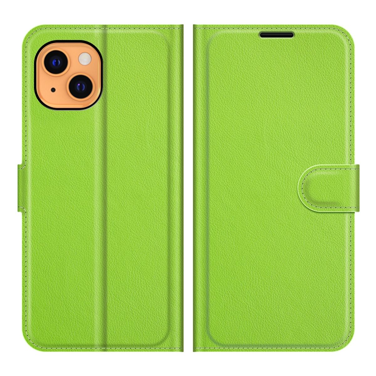 Hülle Handy Schutz für Apple iPhone 13 mini Case Cover Tasche Etuis Bumper Grün