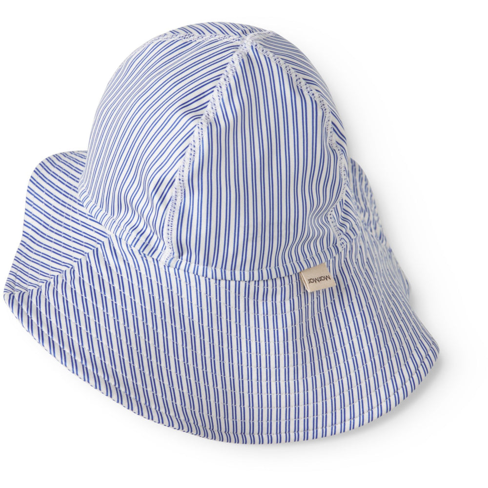 Køb MarMar Swim Print Bolich Blue Stripe Alba Splash Long Swim Solhat