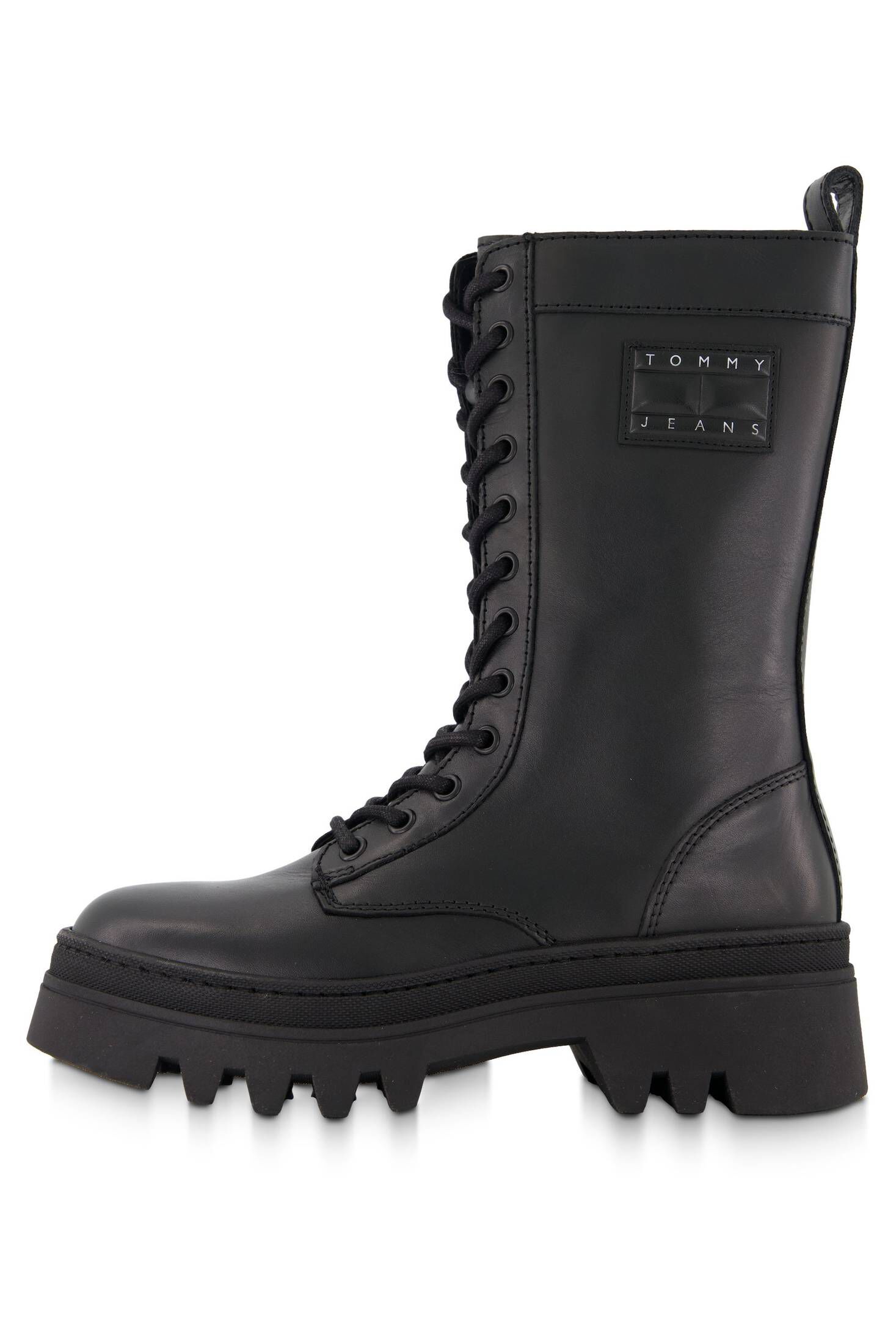 Tommy Jeans| Damen Lederschnürstiefel