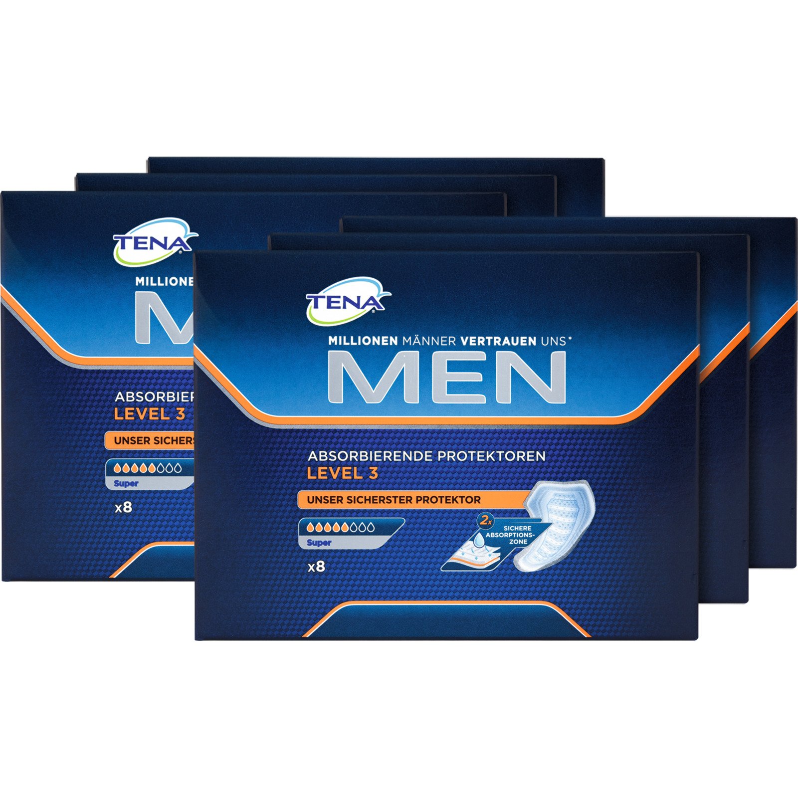 Tena Men Level 3, 6 x 8 Stück