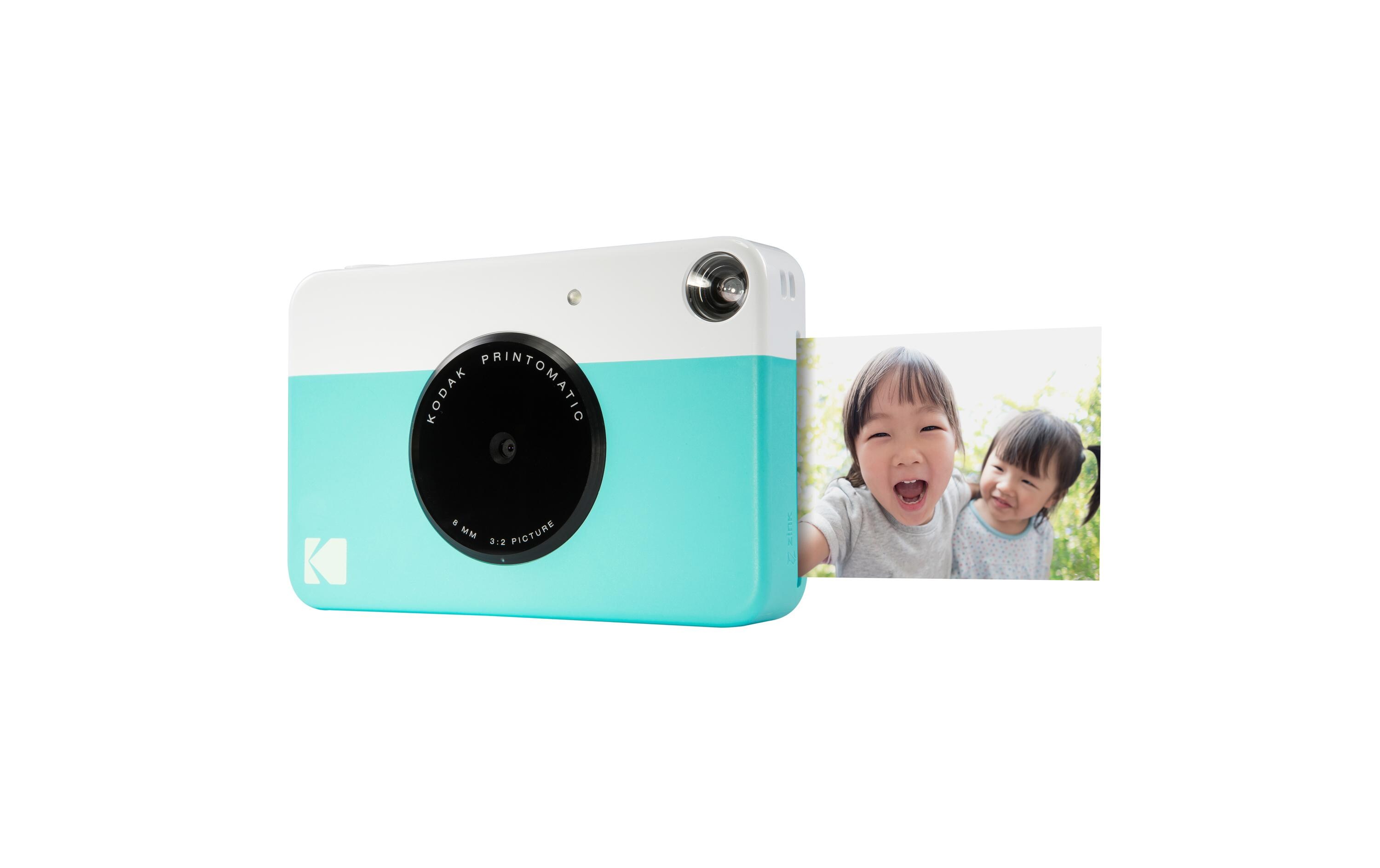 Fotokamera Printomatic Blau<br>Aufnahme und Abzug im Handumdrehen