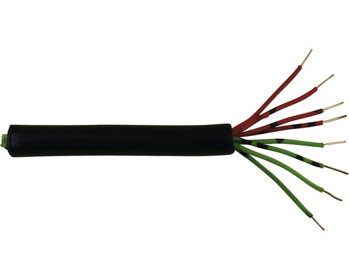 Telecommunicatie ondergrondse kabel A-2YF(L)2Y 4x2x0.8 zwart, verkocht per meter