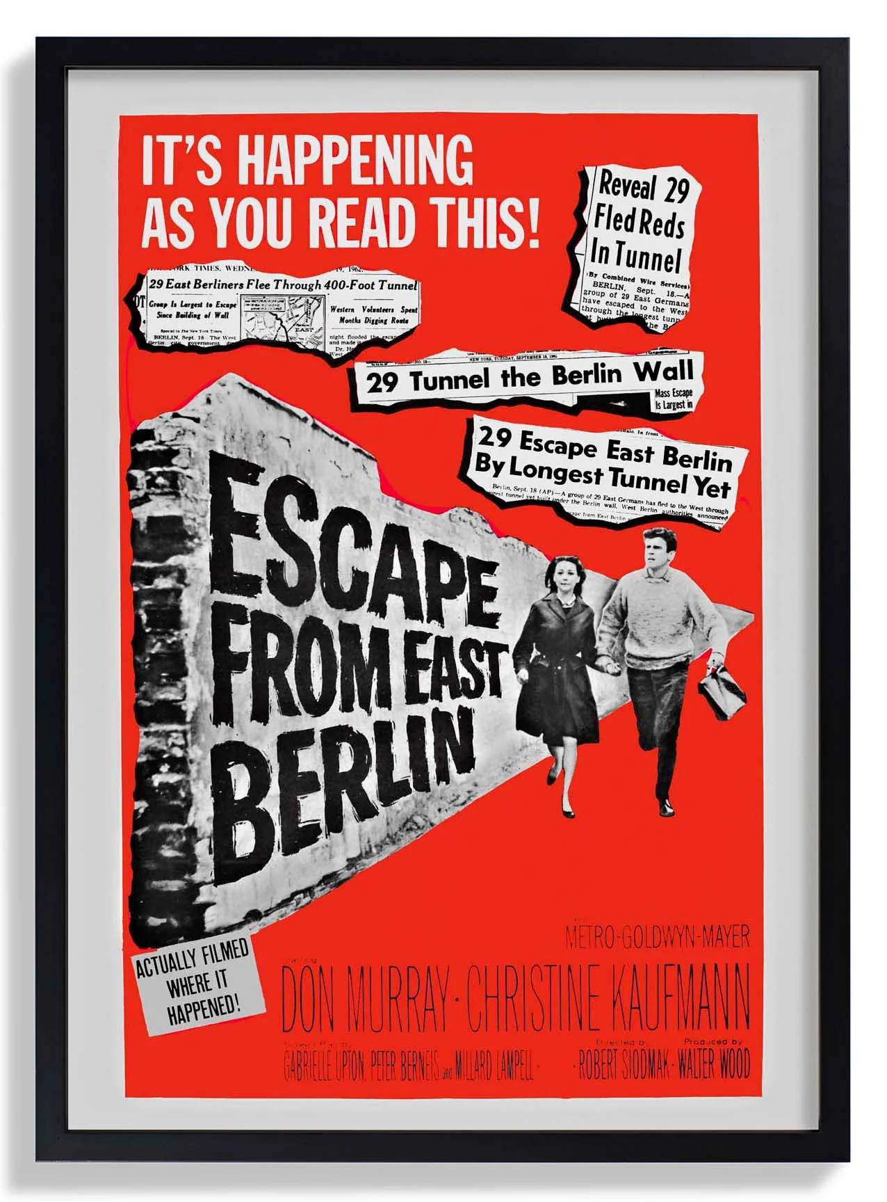 Flucht aus Ost-Berlin Retro-Film