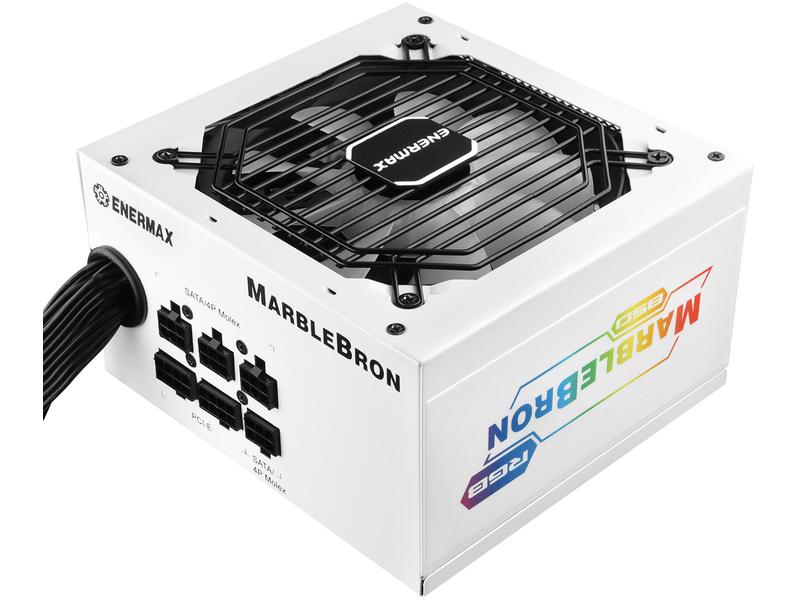 Enermax Netzteil MARBLEBRON 850 W Weiss 850W Bronze-Netzteil mit RGB-Beleuchtung