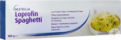 Loprofin Pates Spaghetti À Teneur Réduites En Protéines Boite 500g