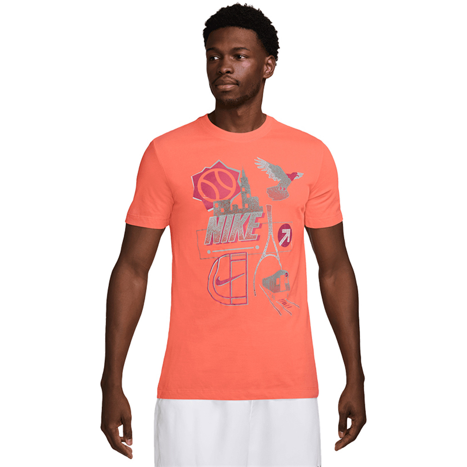 Nike Court Heritage US Open Tee Set Heren
