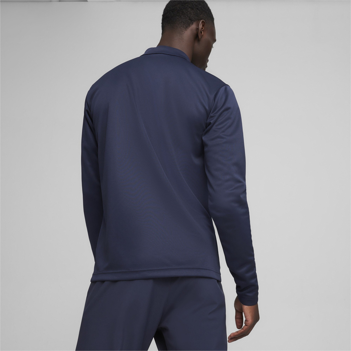 PUMA teamGOAL Trainingspak 1/4-Zip Donkerblauw Wit