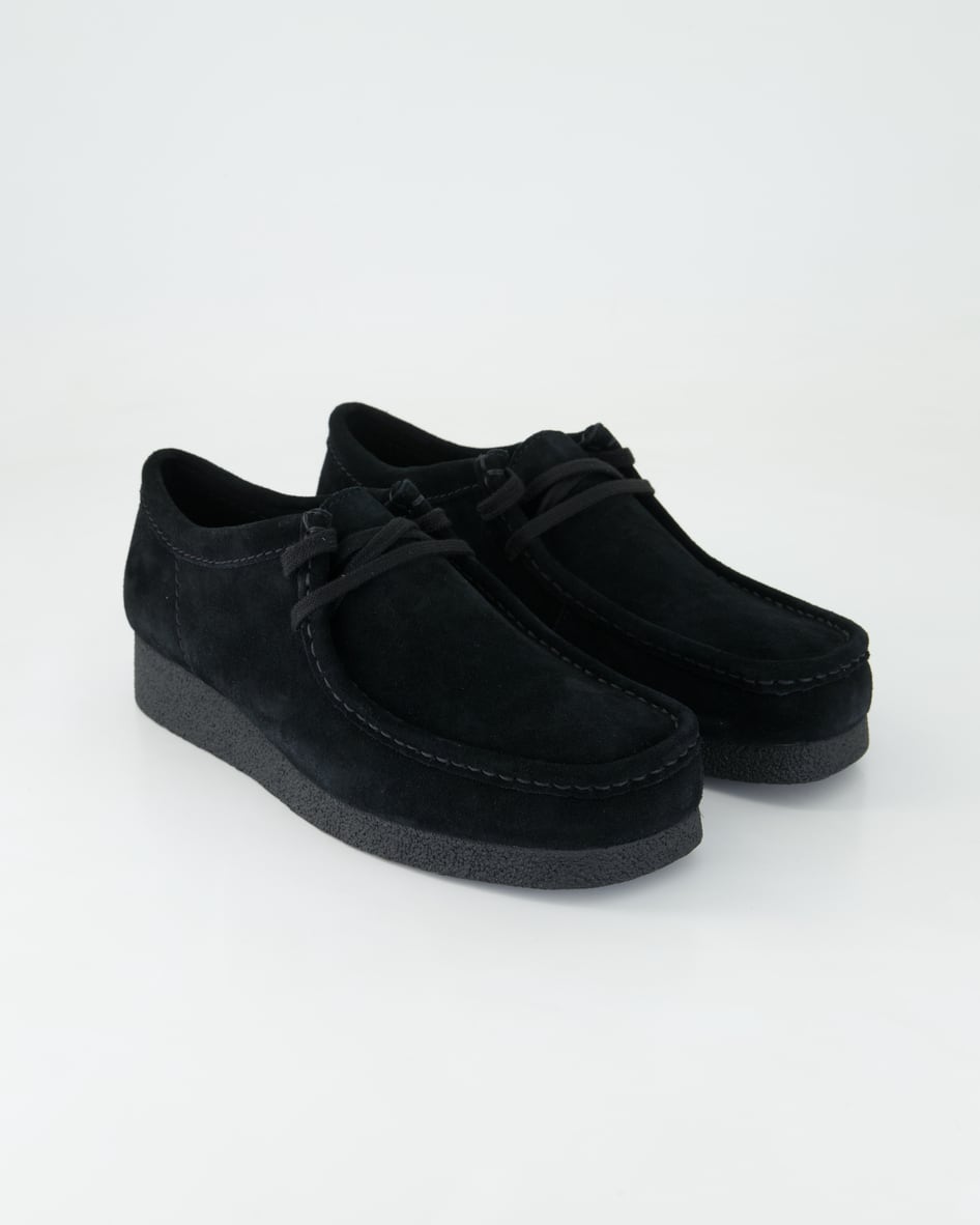 Clarks WALLABEEEVO Schnürschuhe in Schwarz