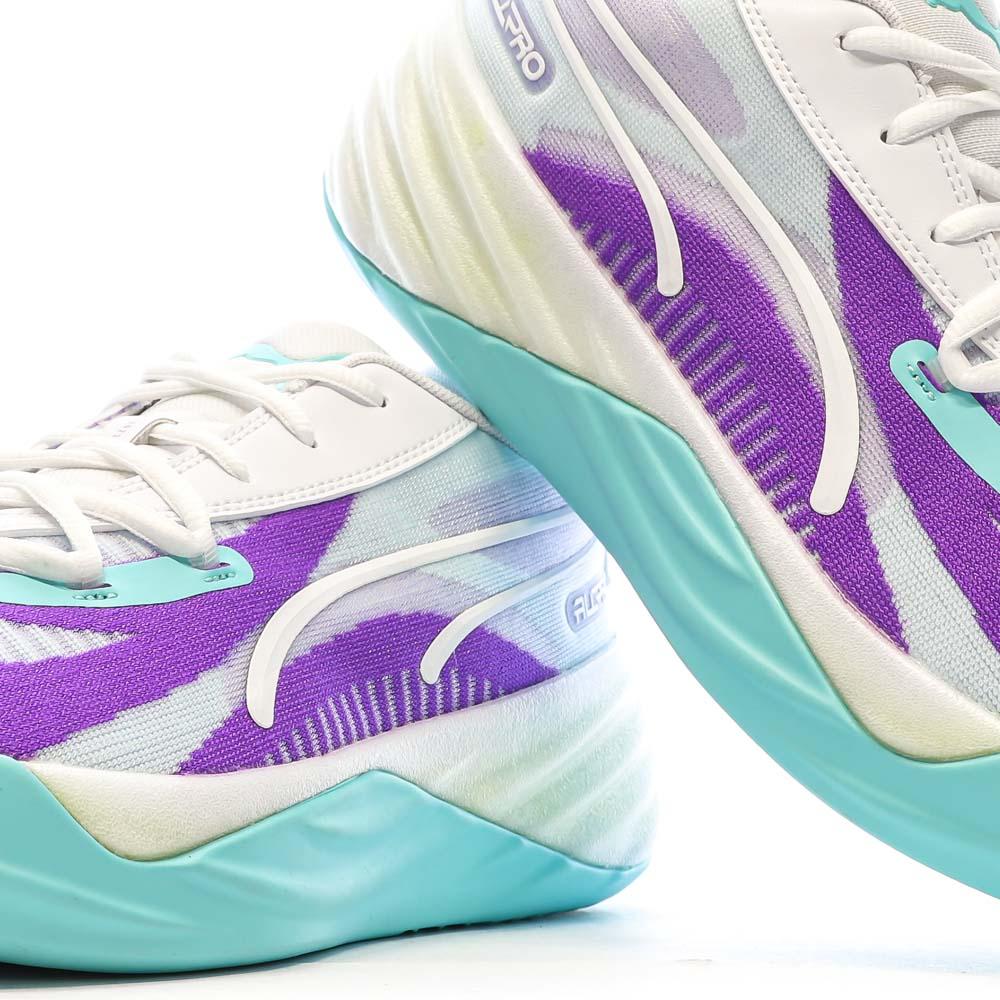 Puma Chaussures de basket Bleu/Violette Homme Puma All Pro Nitro