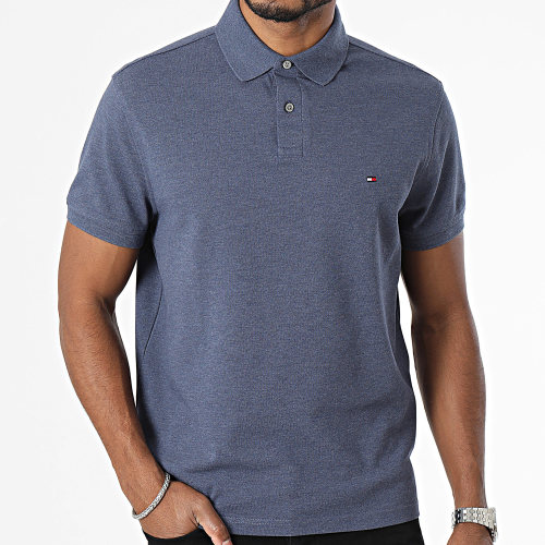 Polo Manches Courtes Regular Polo 1985 7770 Bleu Marine Chiné