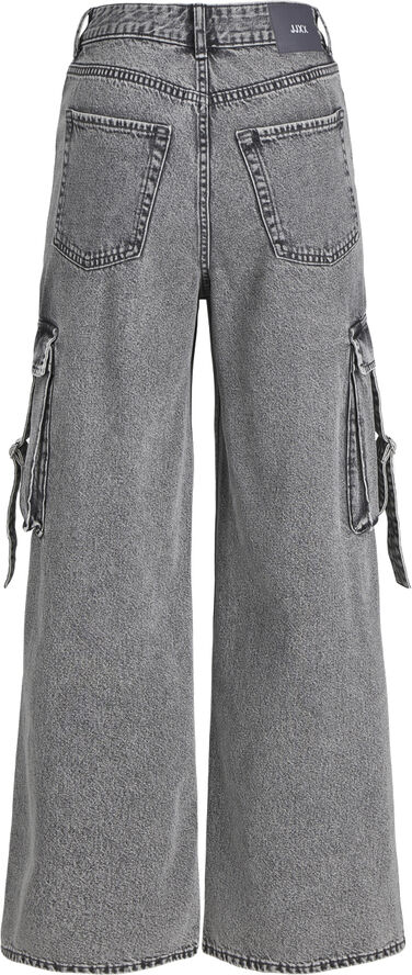 JJXX JXTOKYO WIDE CARGO MW JEANS DNM Grey denim