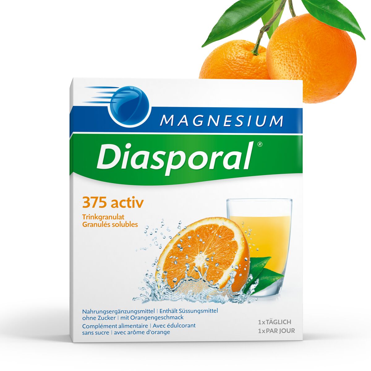 MAGNESIUM DIASPORAL Activ Trinkgranulat Gran Orange 20 Stk