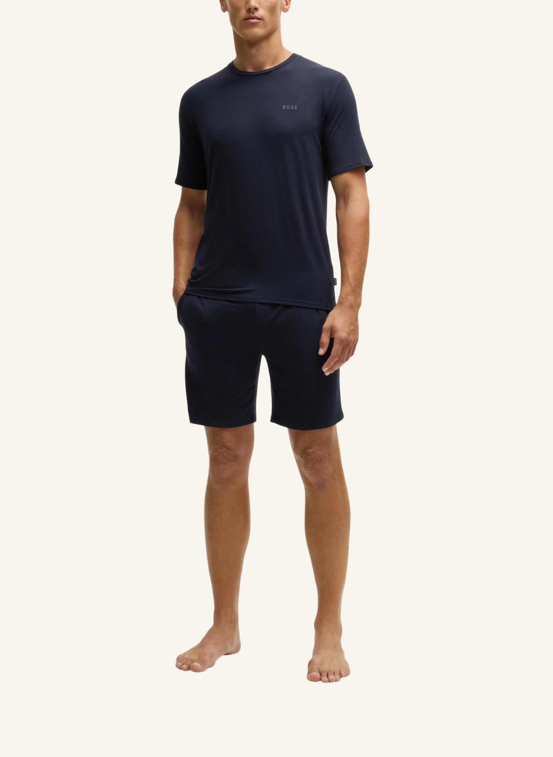 BOSS Pyjama-Set BAMBOO SHORT SET Regular Fit