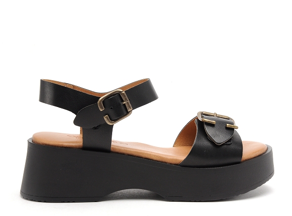 Goodstep nu pieds plats femme 3133 noir