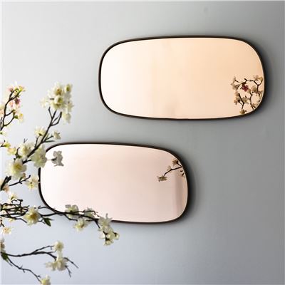 Grand miroir fumé