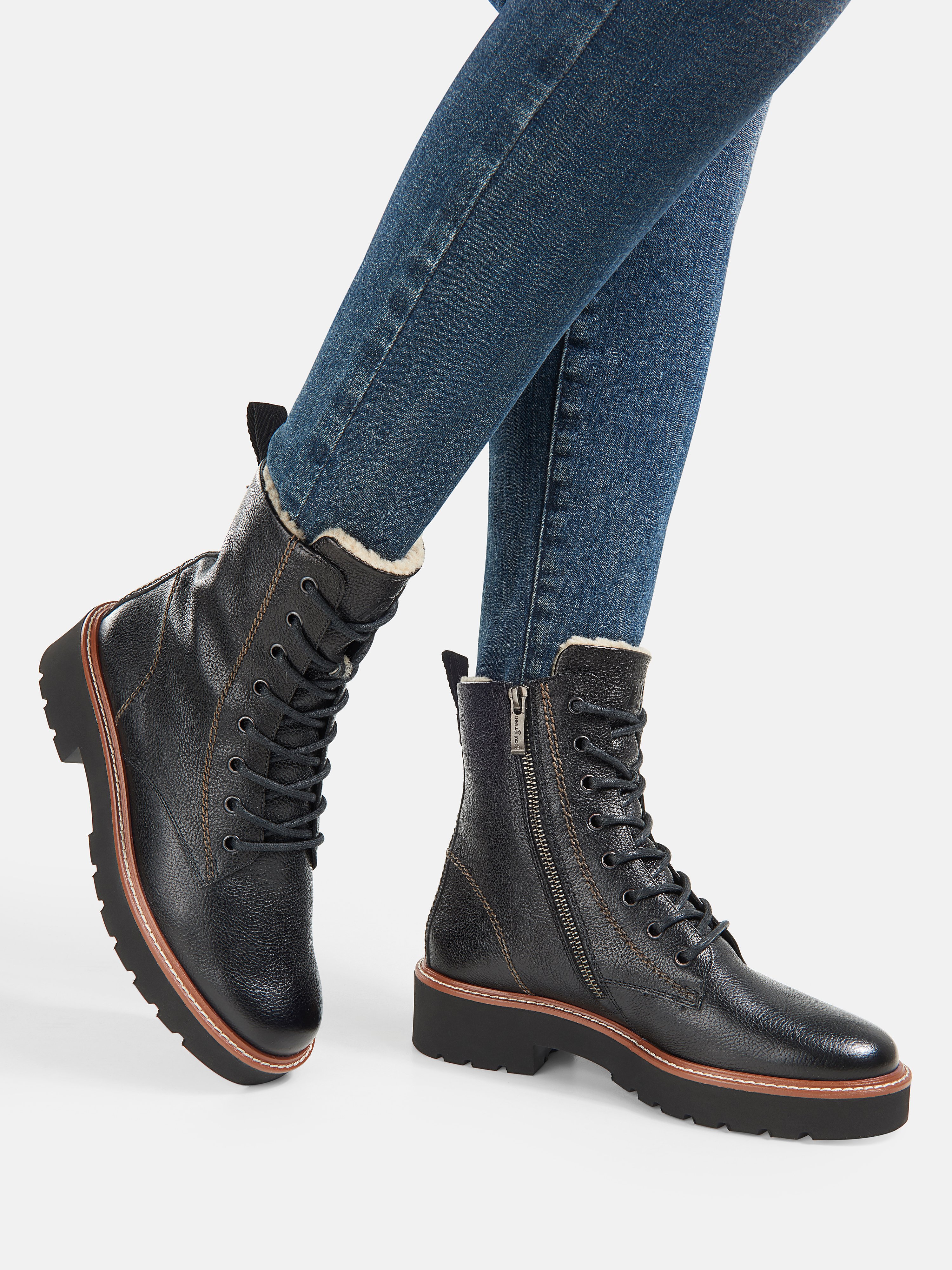 Schnür-Stiefelette