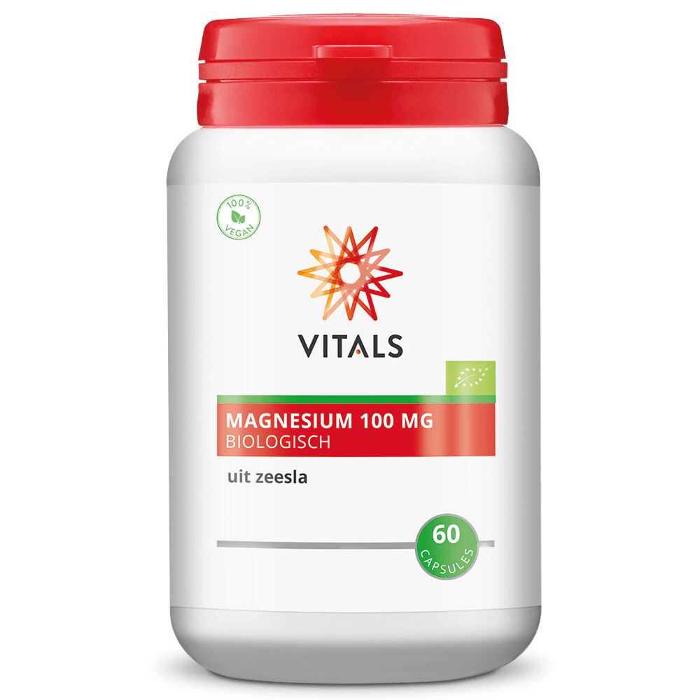 Vitals Magnesium Biologisch 100mg60 capsules