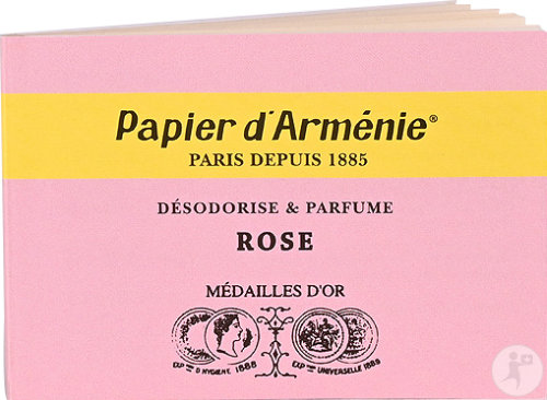 Papier D'Arménie La Rose Le Carnet 1 Pièce