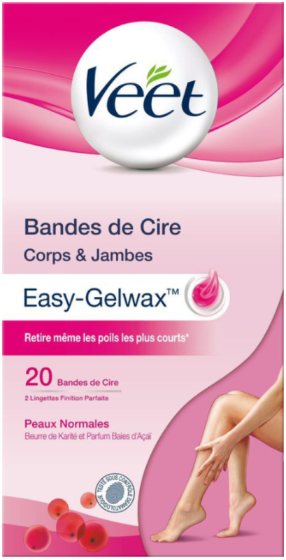 Veet Waxstrips Koud Benen Normale Huid 20 stuks