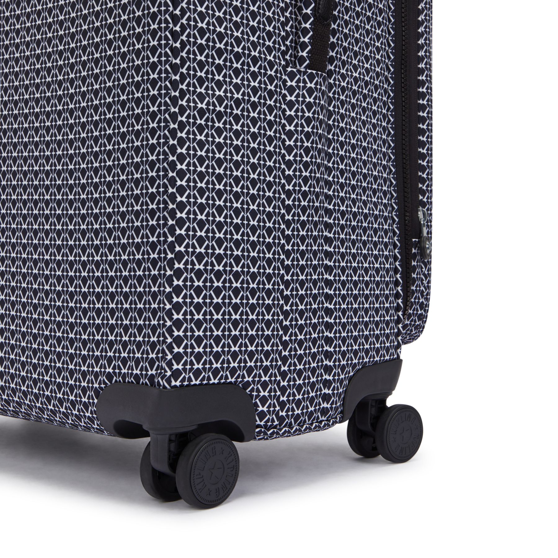 NEW YOURI SPIN L Grande Valise Extensible à Roulettes avec Poignée Télescopique - Signature Print